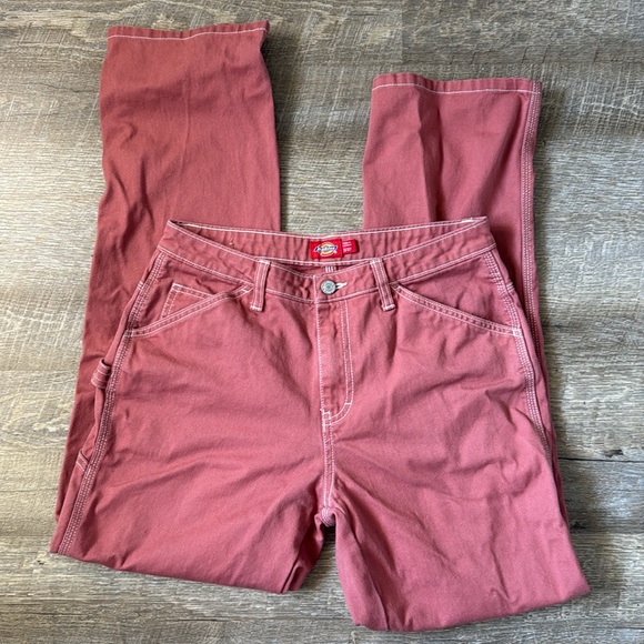 Dickies Carpenter Pants In Rust Size 5/27 - Picture 2 of 6